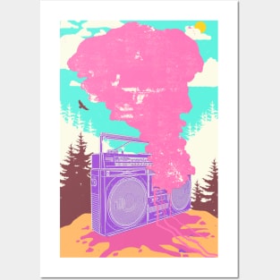 MELTED BOOMBOX Posters and Art